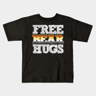 Gay Bear Shirt Pride Flag Free Bear Hugs T Shirt Gift Kids T-Shirt